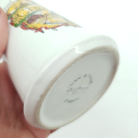 Himark Vintage Parmesan Cheese Shaker San Remo Buono‎ Italia Ceramic Gold Lid - Picture 7 of 9